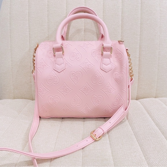 NEW Juicy Couture Pink Clay Fame Satchel Crossbody Bag - Picture 6 of 10
